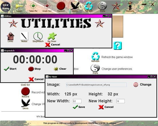 VFKBuddy with some new utilities and 'vfk-aust-zoo' skin (September 5, 2008)