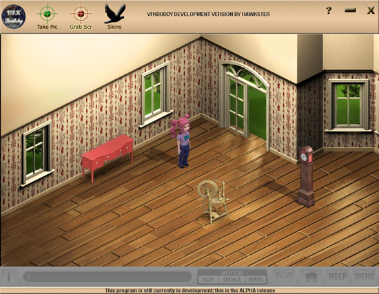 VFKBuddy with the default skin 