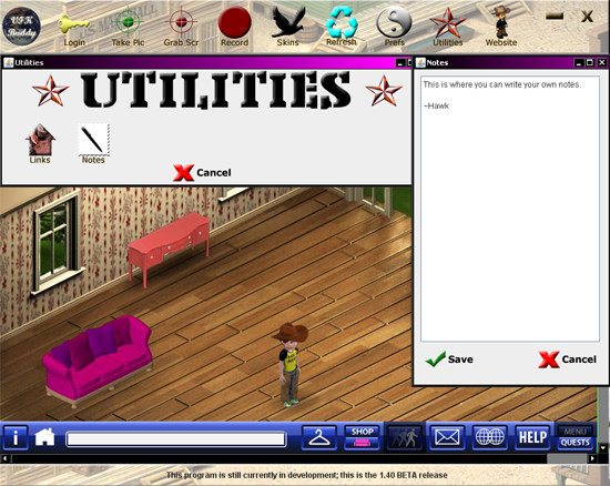 VFKBuddy with a new interface, new skins, and some new windows (August 31, 2008)